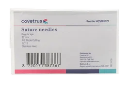 Covetrus Agujas Sutura 1-2 Corte Sz 1532 mm Ojo Regular 12 Unidades